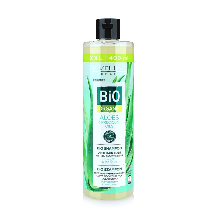 Eveline Bio Organic ALOES Anti Hair Loss Shampoo 400ml